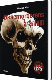sort chok, øksemorderens kranium - bog