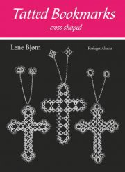 tatted bookmarks - cross-shaped - bog