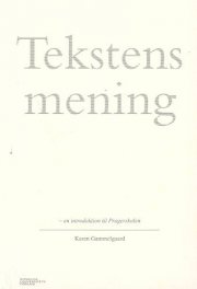 tekstens mening - bog