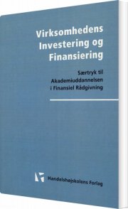 virksomhedens investering og finansiering - bog