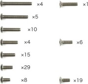 Xv-02 Titanium Screw Set - 47488 - Tamiya