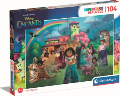 Køb Encanto Puslespil - Disney - Super Color - 104 Brikker - Clementoni ...
