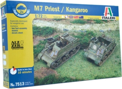 Køb Italeri - M7 Priest Kangaroo 2 Fast Assembly Models - 1:72 - 7513s ...