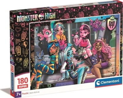 Køb Monster High Puslespil - Super - 180 Brikker - Clementoni - Gucca.dk