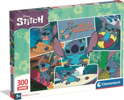 Køb Stitch Puslespil - Disney - Super - 300 Brikker - Clementoni - Gucca.dk