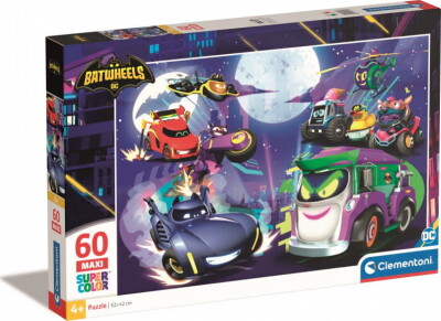 Køb Clementoni Puslespil - Batbiler - Super Color - Maxi - 60 Brikker ...