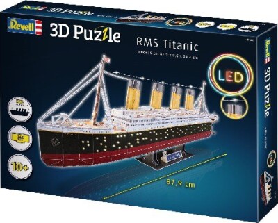 Puzzle 3D lumineux - Bateau Titanic - Jeu de construction - EXPLORA