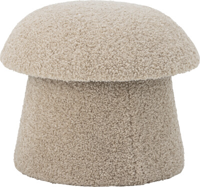 Bloomingville - Bocca Puf Med Opbevaring - Natur - Polyester