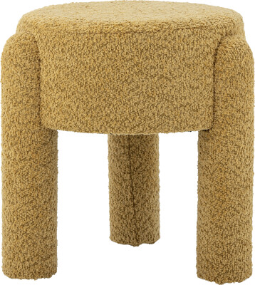 Bloomingville - Bruno Taburet - Gul - Polyester - 42X43 Cm