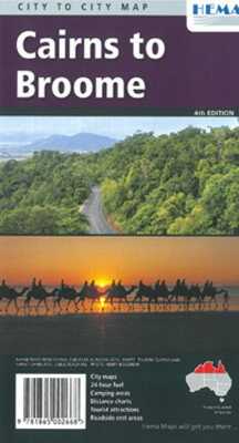 Hema Maps - Cairns To Broome On The Savannah Way - English Book - Gucca.dk