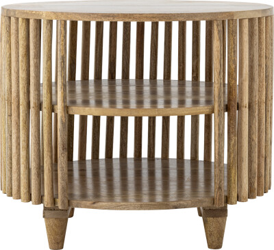 Creative Collection - Sali Sofabord - Natur - Mango Træ - Ø 60 Cm