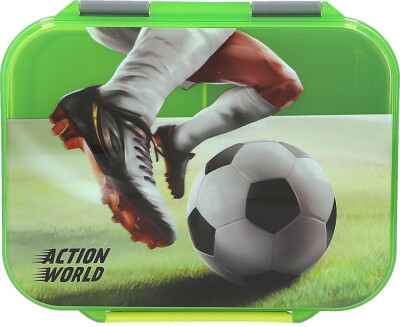 Action World Madkasse Fodbold - Bright Green