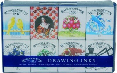 Henry Ink Køb Winsor & Newton - Drawing Ink - Tegneblæk - Henry Collection - 8X14 ...