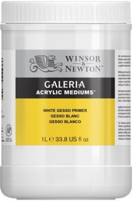 DR White Gesso Primer – 250 Ml Grundierung Für Leinwand, Holz & Malkarton | Wasserbasiert, Schnell Trocknend | Ideal Für Acryl- & Ölmalerei