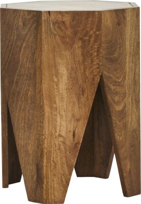 House Doctor - Skammel - Okta - Træ - Natur - 45X33X33 Cm