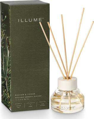 Illume - Duftpinde - Balsam Og Cedar - 88 7 Ml