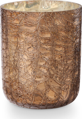 Illume - Duftlys - Woodfire - Crackle Glas - 40 Timer