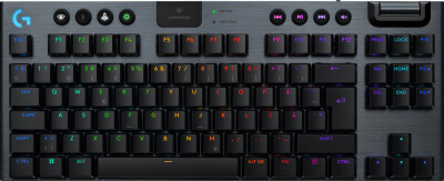 Trådløst Logitech G915 X TKL gamingtastatur med lav profil