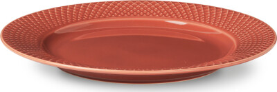 Lyngby Porcelæn - Rhombe Color Frokosttallerken 23 Cm - Terrakotta