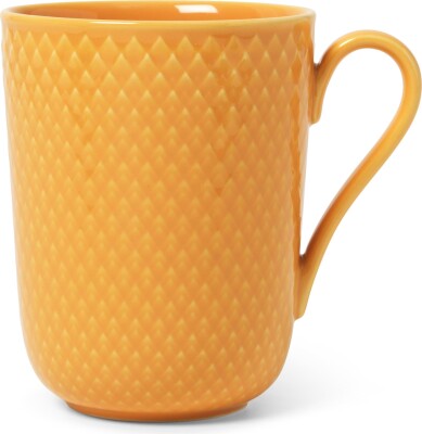 Lyngby Porcelæn - Rhombe Color Krus Med Hank - 33 Cl - Gul
