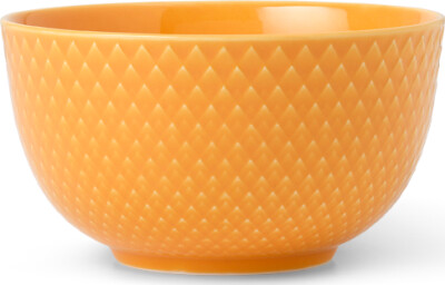 Lyngby Porcelæn - Rhombe Color Skål 11 Cm - Gul