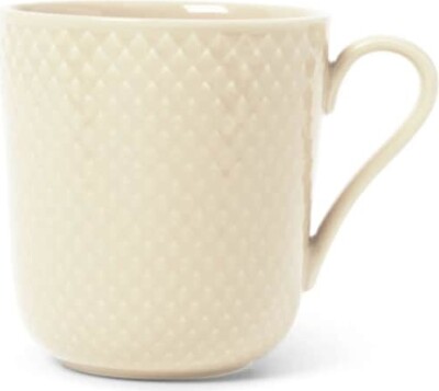 Lyngby Porcelæn - Rhombe Earth Krus Med Hank 39 Cl - Marmor