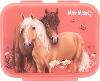 Miss Melody - Madkasse Med 3 Rum - Blomster