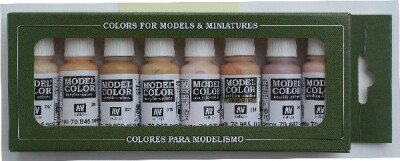 Model Color Set: Face & Skin Tones (8)