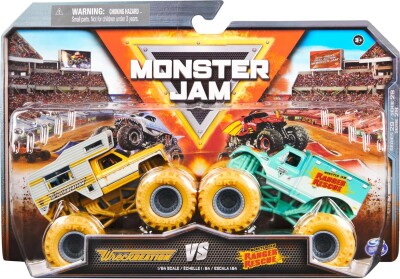 モンスタージャム WRECKREATION vs RANGER RESCUE Monster Jam - Wreckreation Vs. Ranger Rescue - 1:64 - Metal - 2