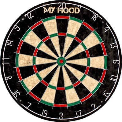 My Hood klassisk dartskive i hårfibre