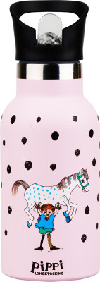 Pippi - Drikkeflaske - Pink