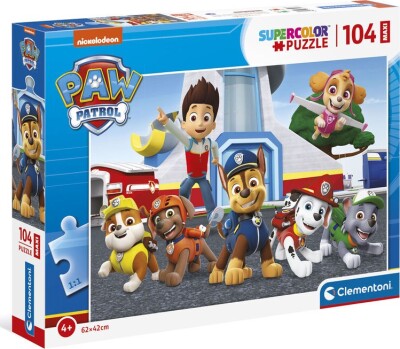 Køb Clementoni - Paw Patrol Maxi Supercolor Puzzle - 104 - Puslespil ...