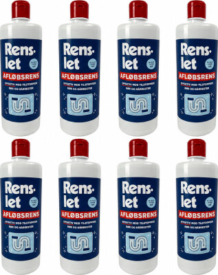 Køb Rens-Let - Afløbsrens - 8X1 L fra Rens Let - Gucca.dk