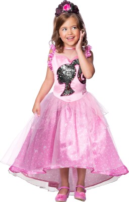 Barbie Kostume Børn - Prinsesse - 132 Cm | Se tilbud og køb på