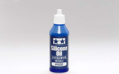 Tamiya Hop-Up Silikonöl #600 – 40 Ml Flasche, Niedrigviskos, Temperaturstabil – Für RC-Dämpfer & Getriebe – Tuning-Zubehör Für Profis