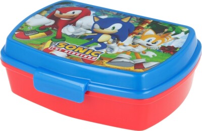 Sonic - Madkasse Til Børn - Rød Blå