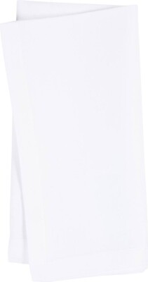 Stofservietter - Str 42X42 Cm - 145 G - Hvid - 12 Stk