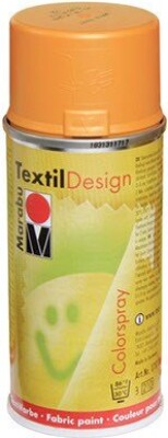 Black Fabric Spray Paint 150 ml Marabu Textil Design