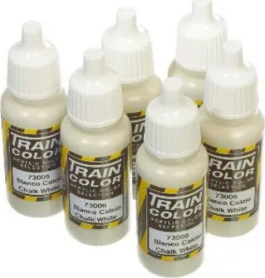 Vallejo - Train Color - Chalk White - 17 Ml - 73006 | Se tilbud og køb ...