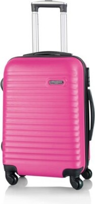 Trolley Taske - Håndbagage Kuffert Med Håndtag 36x55x23 Cm - Pink | Se tilbud og køb på Gucca.dk