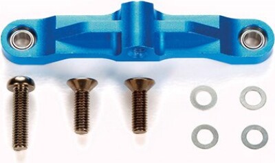 Tamiya RC TT-02 Aluminum Steering Bridge In Blue # 54575