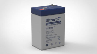 Ultracell - Batteri 6v 4,5 Ah | Se tilbud og køb på Gucca.dk