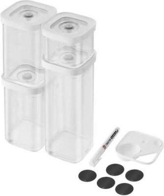 Zwilling - Fresh Save Cube Vakuum Opbevaringssæt - 6 Dele