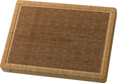 Zwilling - Skærebræt Med Saftrille - Bambus - Brun - 42X31 Cm