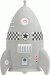 A Little Lovely Company - Night Light Rocket - Vågelampe