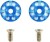 Aluminum Wing Washers Blue - 54849 - Tamiya