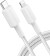 Anker - 322 Usb-C To Lightning Cable 6Ft Braided - White