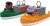 Aquaplay Figurer - Bjørn Og Flodhest Med Containerskibe