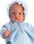Asi - Koke Baby Dukke - Dreng - 36 Cm - Blåt Tøj Med Sutteflaske
