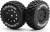 Assembled Wheel Tyre Set Black2Pcs - Mv151224 - Maverick Rc
